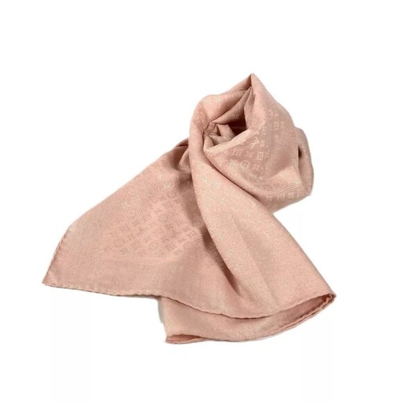 LOUIS VUITTON Monogram Shawl-Evermore Large format Stole / Shawl - Picture 1 of 12